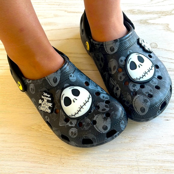 Nightmare before Christmas crocs Jack Disney Tim burton Halloween shoes - Picture 2 of 8